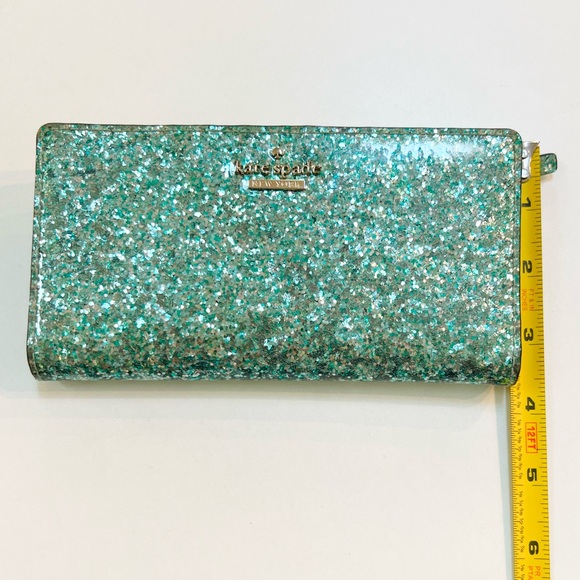 Kate Spade Green Glitter Bag - Picture 7 of 10